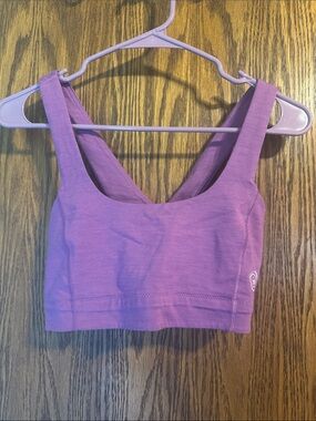 allbirds Lavender Scoop-Front Sports Bra